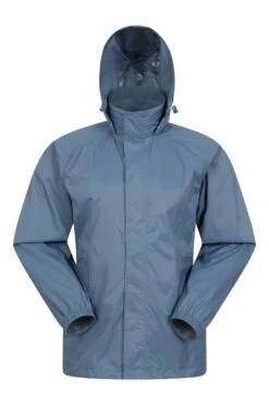 Mountain Warehouse Pakka Mens Waterproof Jacket -Mountain Warehouse 013840 blu pakka jacket men aw21 01