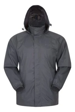 Mountain Warehouse Pakka Mens Waterproof Jacket -Mountain Warehouse 013840 gre pakka jacket men ss21 1