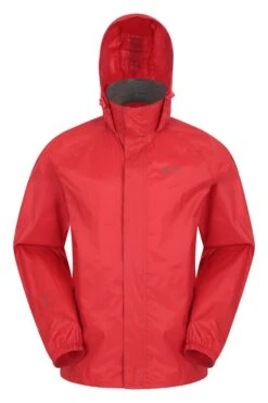Mountain Warehouse Pakka Mens Waterproof Jacket -Mountain Warehouse 013840 red pakka jacket men aw20 1