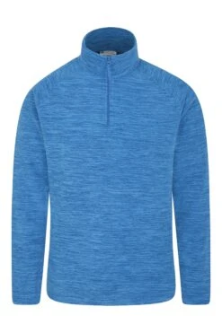 Mountain Warehouse Snowdon Mens Micro Fleece -Mountain Warehouse 021409 blu snowdon fleece men aw19 01
