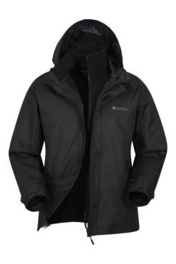 Mountain Warehouse Fell Mens 3 In 1 Water Resistant Jacket 9 Mountain Warehouse Fell Mens 3 In 1 Water Resistant Jacket -Mountain Warehouse 022321 bla fell 3 in 1 jacket men ss20 1
