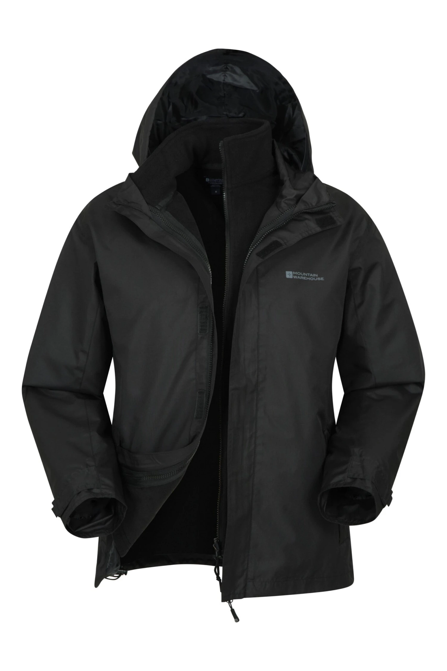 Fell Mens 3 in 1 Water Resistant Jacket Mountain Warehouse Fell Mens 3 In 1 Water Resistant Jacket -Mountain Warehouse 022321 bla fell 3 in 1 jacket men ss20 1 scaled