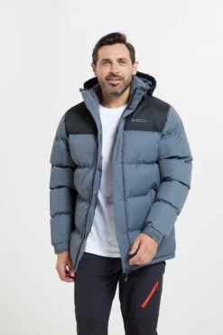 Mountain Warehouse Snow Mens Padded Jacket 8 Mountain Warehouse Snow Mens Padded Jacket -Mountain Warehouse 023081 gre snow padded jacket mens ecom gbg aw22 02