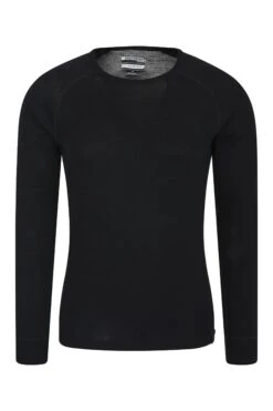 Mountain Warehouse Merino Mens Long Sleeved Round Neck Top