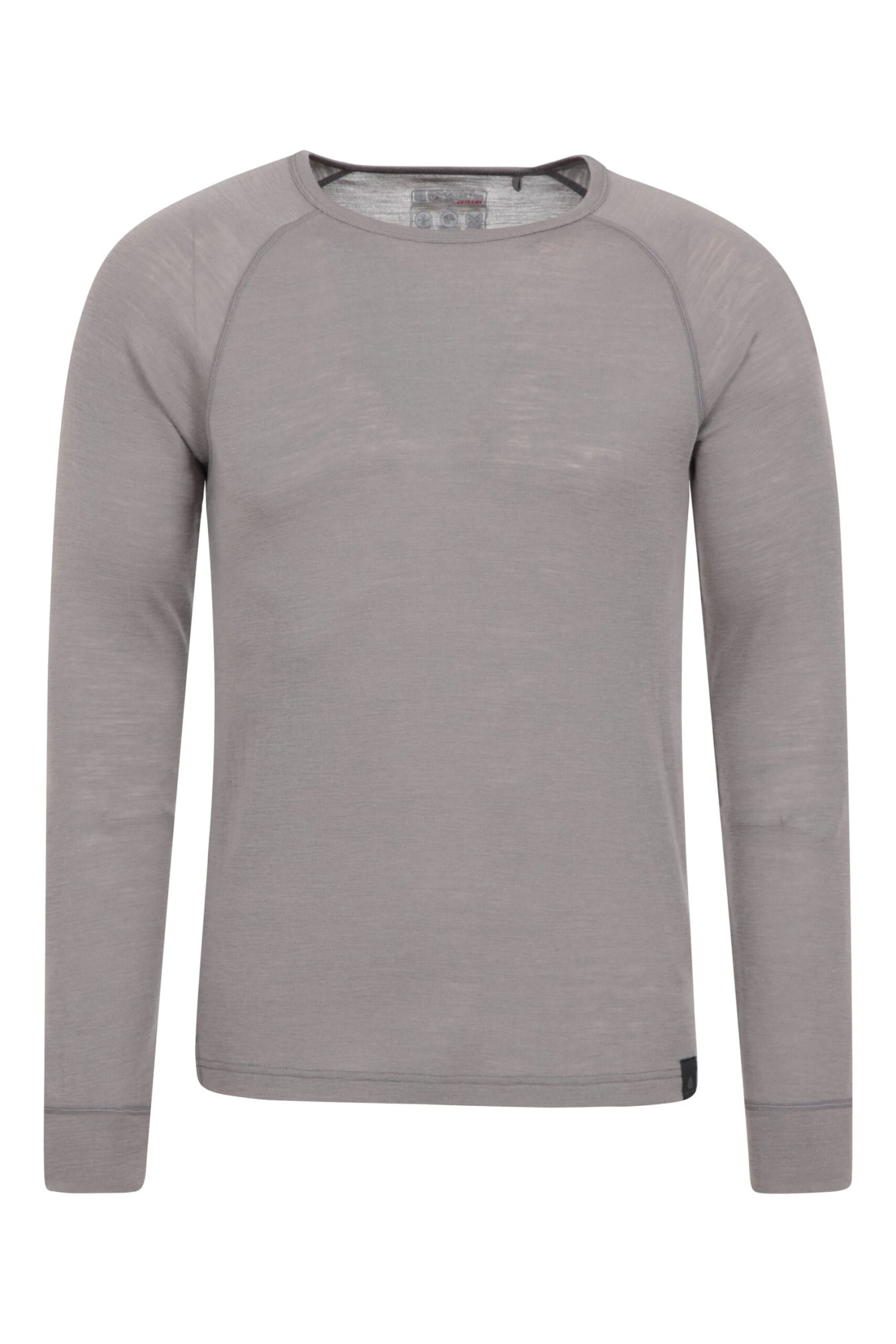 Mountain Warehouse Merino Mens Long Sleeved Round Neck Top -Mountain Warehouse 023200 lgr merino ls round neck baselayer top men aw21 01 scaled
