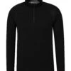 Mountain Warehouse Merino Mens Long Sleeved Zip Neck Top -Mountain Warehouse 023213 bla merino ls zip neck top men aw17 1