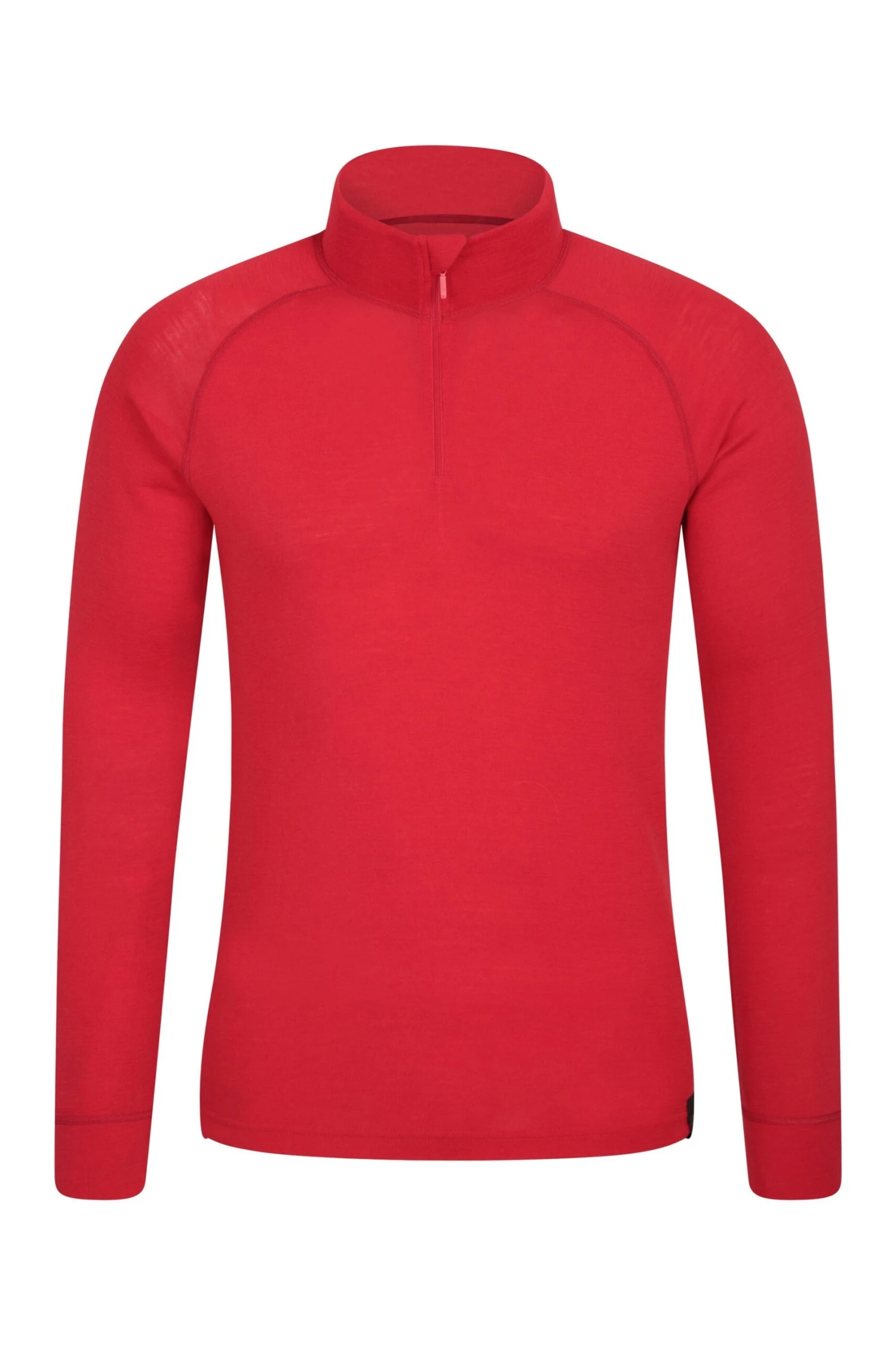 Merino Mens Long Sleeved Zip Neck Top Mountain Warehouse Merino Mens Long Sleeved Zip Neck Top -Mountain Warehouse 023213 red merino ls zip neck top men aw18 1 scaled