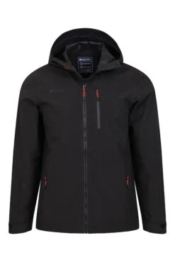 Mountain Warehouse Bachill Mens Waterproof Jacket -Mountain Warehouse 023309 bla bachill waterproof jacket men aw21 05