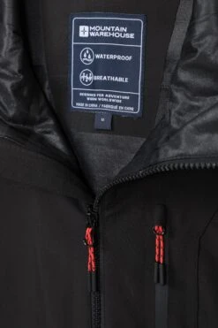 Mountain Warehouse Bachill Mens Waterproof Jacket -Mountain Warehouse 023309 bla bachill waterproof jacket men aw21 06