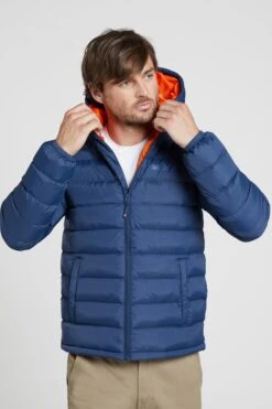 Mountain Warehouse Seasons Mens Padded Jacket -Mountain Warehouse 024274 nav seasons padded jacket ecom gbg mens aw20 1