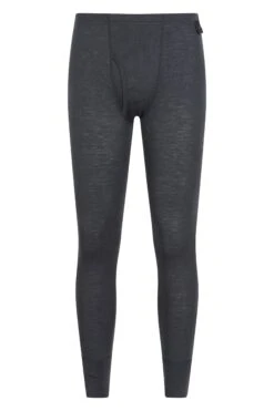 Mountain Warehouse Mens Merino Pants With Fly -Mountain Warehouse 024568 dgr merino baselayer pant with fly men aw21 01