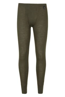 Mountain Warehouse Mens Merino Pants With Fly -Mountain Warehouse 024568 kha merino baselayer pant with fly men ss20 01