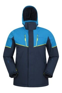 Mountain Warehouse Galactic Extreme Mens Ski Jacket -Mountain Warehouse 024585 nav galactic ii extreme ski jacket men aw21 01