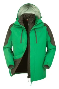 Mountain Warehouse Zenith Extreme II Mens 3-in-1 Jacket -Mountain Warehouse 025415 grn zenith ii 3in1 mens extreme jacket aw17 1