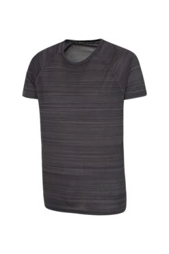 Mountain Warehouse Endurance Striped Mens T-Shirt 4 Mountain Warehouse Endurance Striped Mens T-Shirt -Mountain Warehouse 025449 bla endurance stripe ss tee men aw18 03