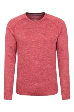 Mountain Warehouse Agra IsoCool Mens Striped Top -Mountain Warehouse 025451 dre agra isocool stripe ls tee men aw22 01