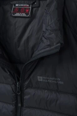Mountain Warehouse Mens Featherweight Down Padded Gilet -Mountain Warehouse 025769 bla featherweight down gilet men ss21 06