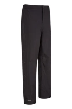 Mountain Warehouse Mens Extreme Downpour Waterproof Over Trousers -Mountain Warehouse 025775 bla extreme downpour waterproof overtrouser regular length men ss18 02