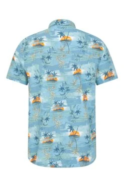 Mountain Warehouse Hawaiian Short Sleeve Mens Shirt -Mountain Warehouse 026054 bbl hawaiian ss shirt men aw22 03