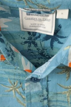 Mountain Warehouse Hawaiian Short Sleeve Mens Shirt -Mountain Warehouse 026054 bbl hawaiian ss shirt men aw22 06