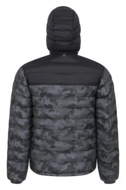 Mountain Warehouse Seasons Mens Printed Padded Jacket -Mountain Warehouse 026166 bla seasons camouflage padded jacket men aw20 3