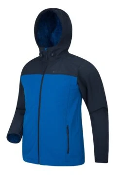 Mountain Warehouse 028323 ARCTIC II FUR LINED SOFTSHELL -Mountain Warehouse 028323 blu arctic ii softshell men aw18 2