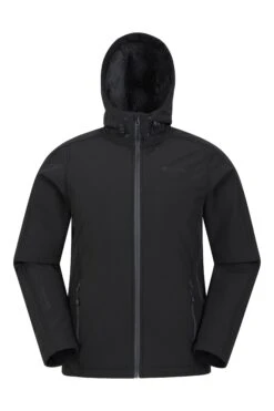 Mountain Warehouse 028323 ARCTIC II FUR LINED SOFTSHELL -Mountain Warehouse 028323 jbl arctic ii softshell men ss23 01