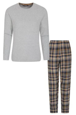 Mountain Warehouse Mens Flannel Pyjama Set 20 Mountain Warehouse Mens Flannel Pyjama Set -Mountain Warehouse 029007 mus mens flannel pyjama sets men aw19 11