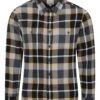 Mountain Warehouse Lumberjack Flannel Long Sleeve Mens Shirt -Mountain Warehouse 031405 bla lumberjack flannel ls shirt men aw20 1