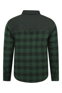 Mountain Warehouse Flannel Padded Mens Shacket 6 Mountain Warehouse Flannel Padded Mens Shacket -Mountain Warehouse 031406 bla flannel padded shacket men aw21 04