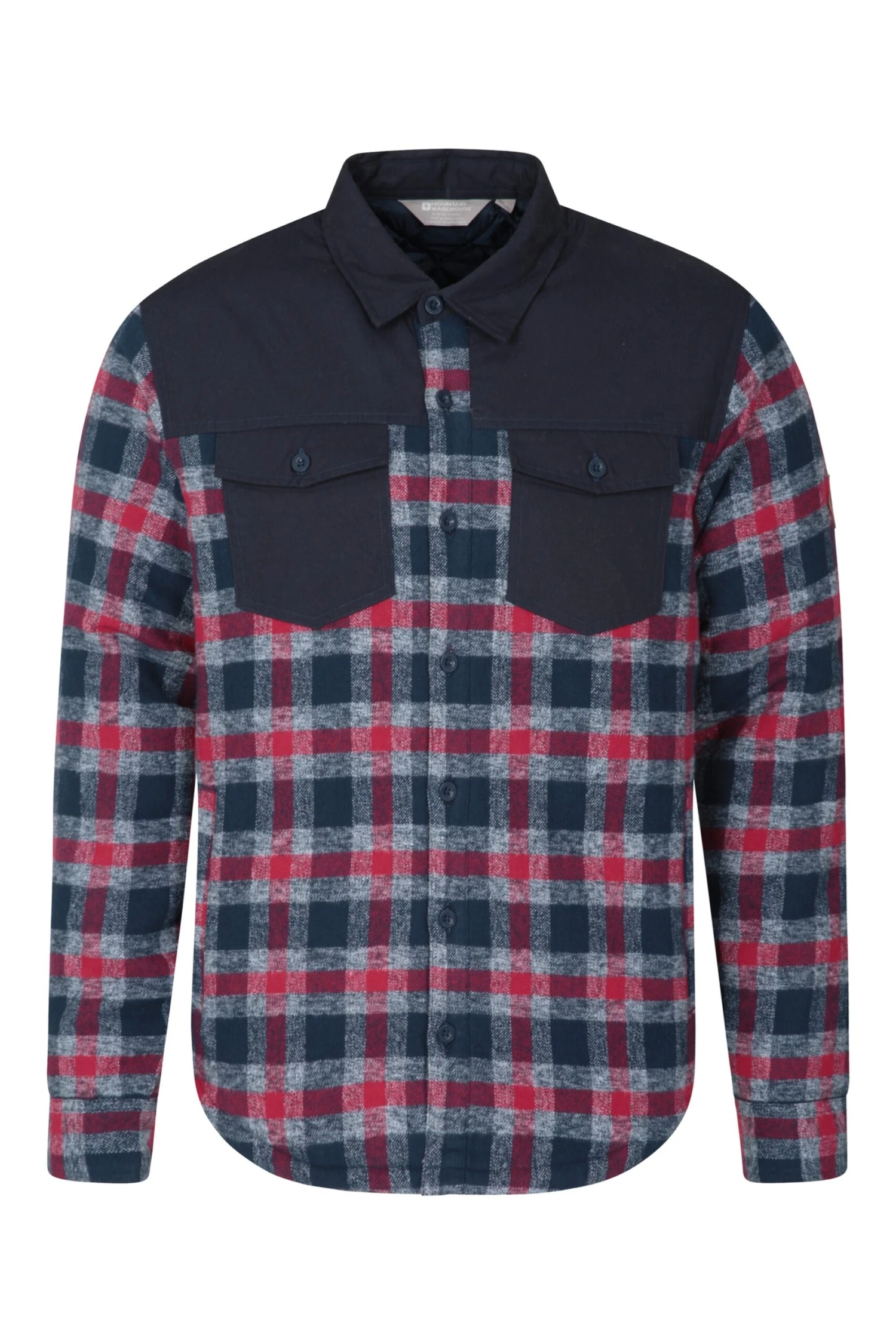 Flannel Padded Mens Shacket Mountain Warehouse Flannel Padded Mens Shacket -Mountain Warehouse 031406 gre flannel padded shacket men aw19 1 scaled