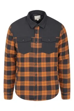 Mountain Warehouse Flannel Padded Mens Shacket 15 Mountain Warehouse Flannel Padded Mens Shacket -Mountain Warehouse 031406 yel flannel padded shacket men aw20 1