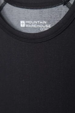 Mountain Warehouse Quiver Mens Base Layer Top -Mountain Warehouse 031972 bla quiver seamless ls baselayer top men ss21 5