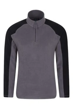 Mountain Warehouse Ashbourne Mens Half-Zip Fleece -Mountain Warehouse 034350 dgr ashbourne half zip fleece men ss211