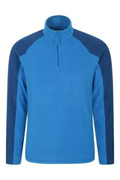 Mountain Warehouse Ashbourne Mens Half-Zip Fleece -Mountain Warehouse 034350 nav ashbourne half zip fleece men ss21 1