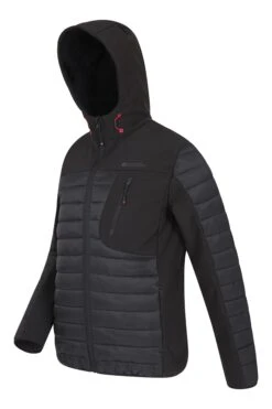 Mountain Warehouse Turbine II Mens Padded Softshell -Mountain Warehouse 034355 bla turbine ii padded softshell men ss20 3