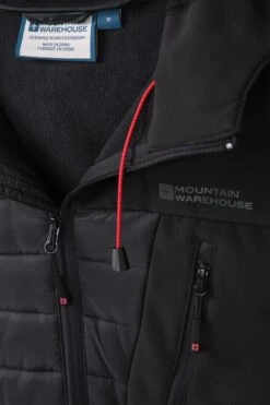 Mountain Warehouse Turbine II Mens Padded Softshell -Mountain Warehouse 034355 bla turbine ii padded softshell men ss20 5