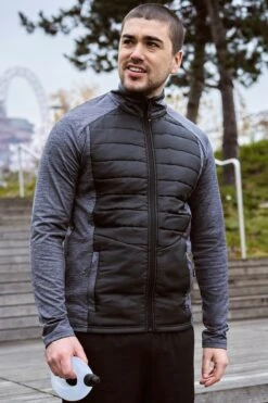 Mountain Warehouse Eclipse Padded Mens Full-Zip Midlayer