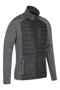 Mountain Warehouse Eclipse Padded Mens Full-Zip Midlayer -Mountain Warehouse 034717 bla eclipse padded full zip men ss20 02