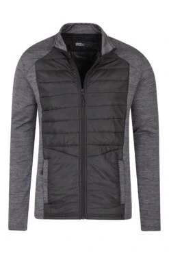 Mountain Warehouse Eclipse Padded Mens Full-Zip Midlayer -Mountain Warehouse 034717 bla eclipse padded full zip men ss20 05