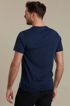 Mountain Warehouse Scottish Highlands Mens T-Shirt -Mountain Warehouse 035086 nav scottish highlands tee men ctcecom ss20 2
