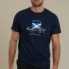Mountain Warehouse Scottish Highlands Mens T-Shirt -Mountain Warehouse 035086 nav scottish highlands tee men ctcecom ss20 3