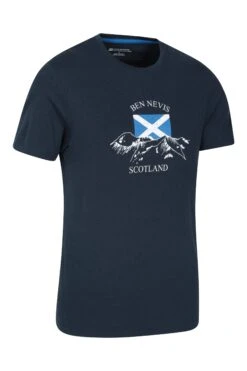 Mountain Warehouse Scottish Highlands Mens T-Shirt -Mountain Warehouse 035086 nav scottish highlands tee men ss20 02