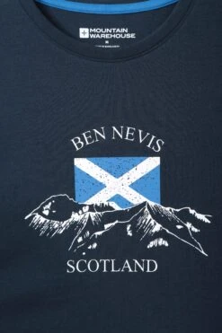 Mountain Warehouse Scottish Highlands Mens T-Shirt -Mountain Warehouse 035086 nav scottish highlands tee men ss20 04