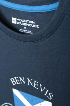 Mountain Warehouse Scottish Highlands Mens T-Shirt -Mountain Warehouse 035086 nav scottish highlands tee men ss20 05