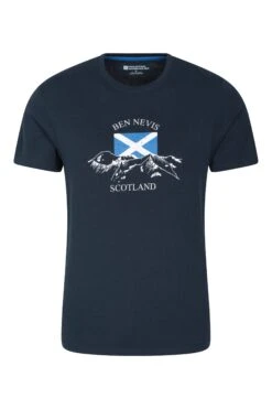 Mountain Warehouse Scottish Highlands Mens T-Shirt -Mountain Warehouse 035086 nav scottish highlands tee men ss20 1