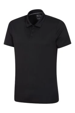 Mountain Warehouse Endurance Isocool Mens Polo -Mountain Warehouse 035411 bla endurance isocool polo men ss23 03