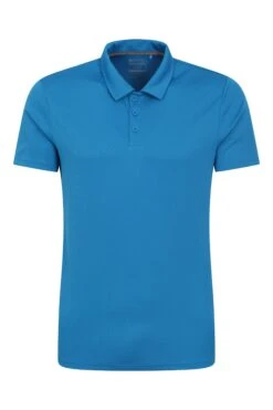 Mountain Warehouse Endurance Isocool Mens Polo -Mountain Warehouse 035411 blu endurance isocool polo men ss23 01
