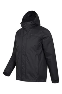 Mountain Warehouse Trek Mens Waterproof Jacket -Mountain Warehouse 036660 bla trek waterproof jacket men ss22 04
