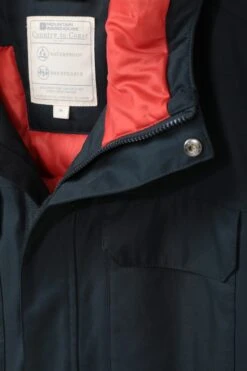Mountain Warehouse Apex Mens Padded Parka Jacket -Mountain Warehouse 036745 nav apex parka padded jacket men aw20 7